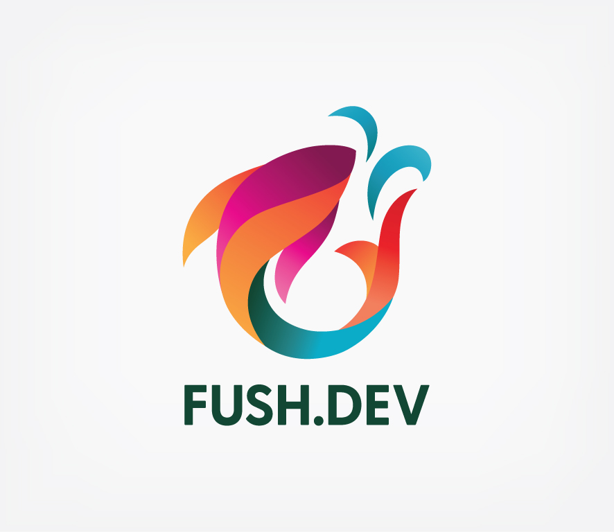 Fush.Dev logo Design