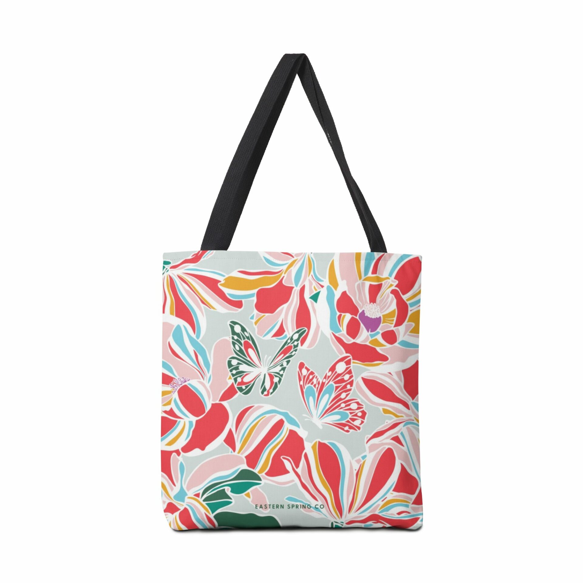 THE MAGNOLIAS AND BUTTERFLIES, tote bag