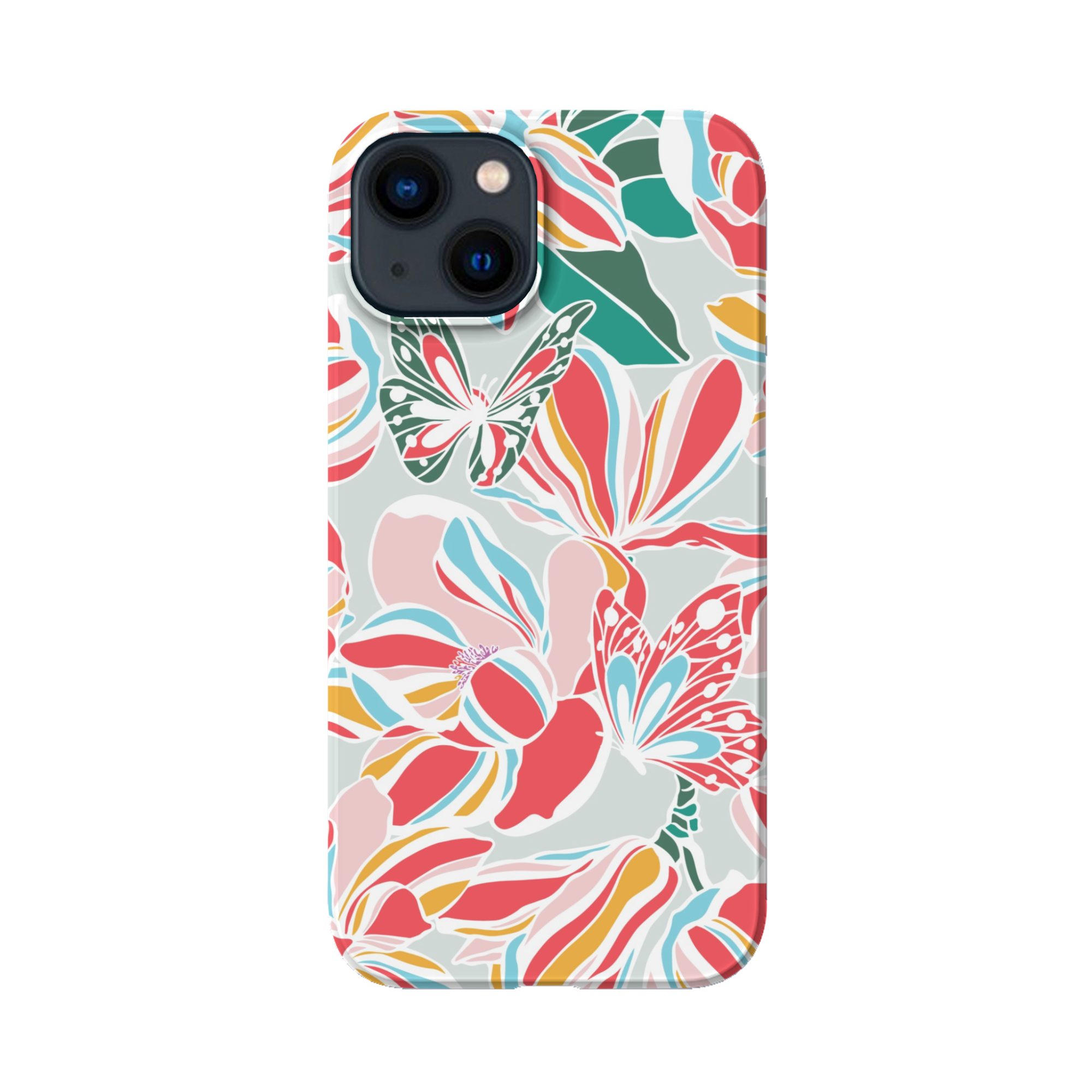 THE MAGNOLIAS AND BUTTERFLIES, mobile phone case