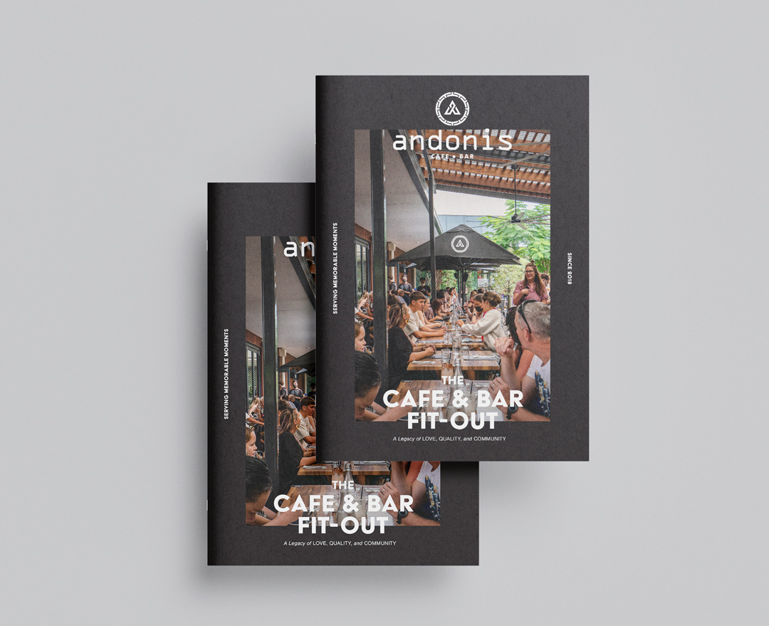 Andonis Cafe and Bar fit out brochure