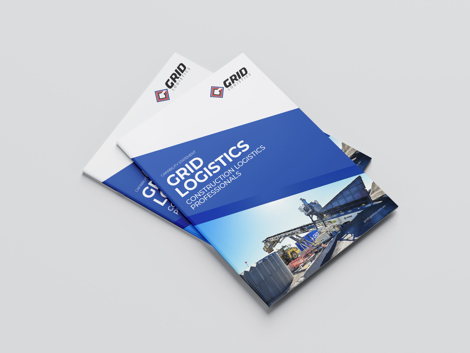 Grid Logistics Capability Statement brochure design