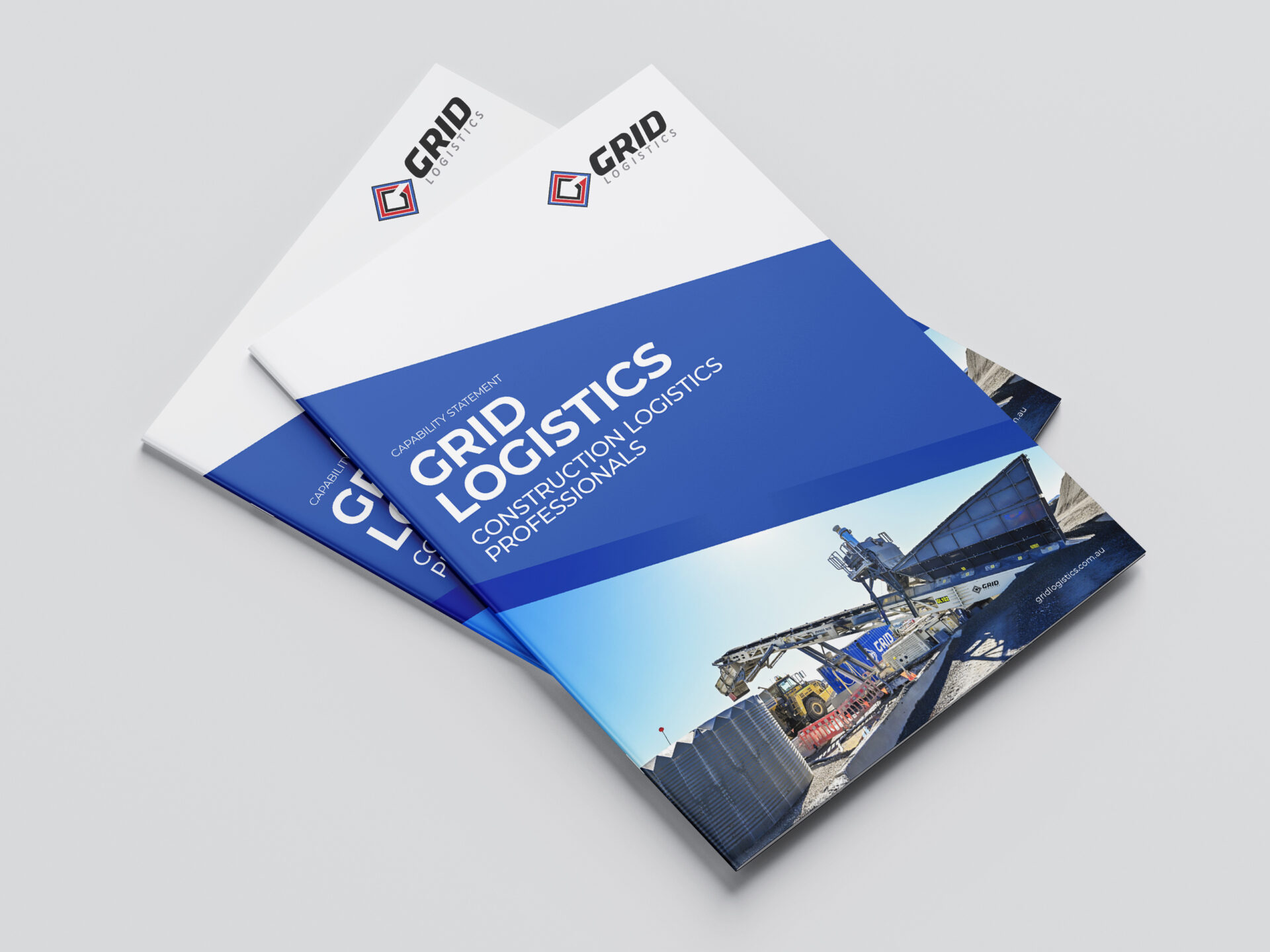 Grid Logistics Capability Statement brochure design